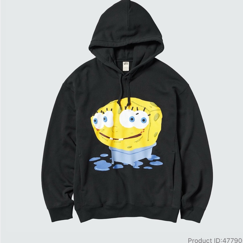 Uniqlo SpongeBob SquarePants Cactus Plant Flea Market Sweat Hoodie Mens Size XL